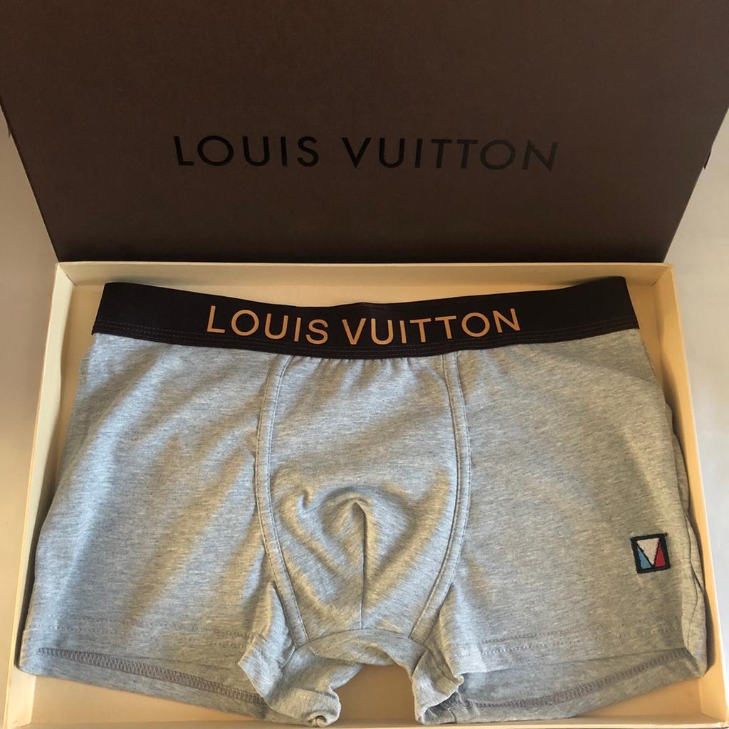 New arrivals Louis Vuitton boxers For LV lovers @beat price 15 colour  available Sizes:m-xxl Online orders available Give us google…