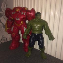 Interactive hulk and iron man they talk to each other