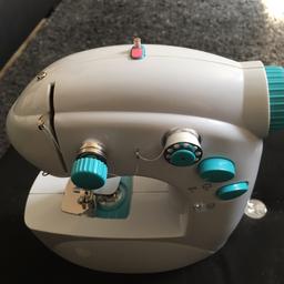 A brand new small sewing machine made by easy a great little mini sewing machine
Taken out of box for photos
Retail at £34.00 new
Grab a bargain REDUCED £25.00
At £28.00
Will post at a price please ask or you can test and collect
Complete new spare needles bobbins etc pedals power supply