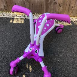 For sale. Toddler scramble bag in purple. Used twice and in excellent condition. Cost £35 new. Collection only from smoke free home. Sale now £10. No offers thanks. 