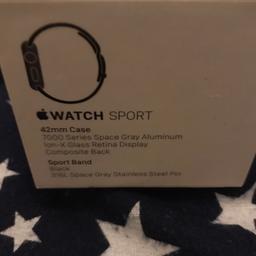 I HAVE FOR SALE A APPLE I WATCH 1ST GENERATION IN SPACE GREY 

ITS LIKE NEW CONDITION NO MARKS OR FAULTS 

COMES ORIGINAL BOXED WITH CHARGER CABLE AND MANUALS 

ITS GOT THE LARGE 42MM SCREEN 

WILL WORK WITH ALL APPLE IPHONES / IPODS / IPADS / MACBOOKS 

YOU CAN MAKE AND RECEIVE CALLS / TXTS / EMAILS ETC DIRECT FROM THE WATCH 

ITS FULLY WORKING GUARANTEED CAN BE TESTED BEFORE PURCHASE 

IF YOU NEED ANY MORE INFORMATION JUST MESSAGE ME 

I CAN DELIVER IN LEICESTER OR POST OUT OF LEICESTER