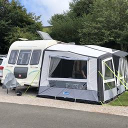 **BAILEY OLYMPUS 525** 2011 MODEL, ALU-TECH BODYSHELL, 5 BERTH CARAVAN, SIDE BATHROOM, REAR LOUNGE/DINETTE/BUNKS, VISION PLUS AERIAL, JVC RADIO/CD PLAYER, THETFORD HOB, GRILL & OVEN, TRUMA BLOWN AIR HEATING, MICROWAVE, ATC AL-KO HITCH & STABILISER.

* Cloth upholstery
* Radio/CD
* Blinds
* Cassette Toilet
* Double Glazing
* Flyscreen
* Freezer
* Fridge
* Grill
* Heater
* Hob
* Mains Electric
* Microwave
* Outside Gas BBQ
* Oven
* Rooflight
* Shower
* Storage
*