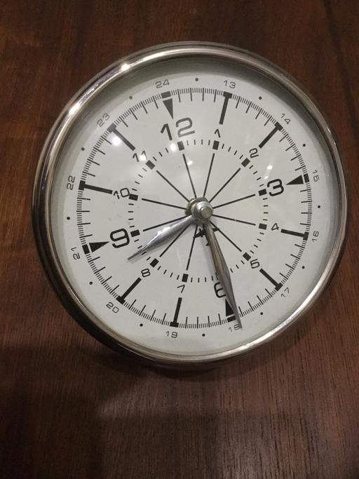 Buy & Sell Greater Manchester Rochdale - Photos for Libra Silver Aviator Mantel Clock