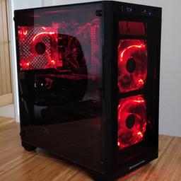 Great gaming/productivity workstation PC.

Specs:
* i5 6400 - 2.7 Ghz 4 Core / 4 Thread CPU
* MSI H110 Gaming Motherboard
* Corsair 8GB DDR4 Red Vengeance LPX 2133MHz Memory
* MSI NVIDIA GeForce GTX 750 Ti 
* Corsair 750w PSU
* 64 GB SSD & 1 TB HDD
* WiFi
* ATX case with tempered glass front panel & USB 3.1
* Windows 10

Benchmarks depending on settings:
CS:GO - 200+FPS High @1080p
Battlefield 1 - 70 FPS Medium @1080p
GTA Online - 60 FPS Very High @1080p