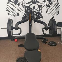 For sale is my powertec leverage machine (no weights included) this machine alone is worth 700 new and each attachment will set you back 150+ so grab yourself a bargin£690. 

This machine is capable of doing the following

Flat bench press

Decline press

Incline press

Shoulder press

Chest Flyers

Back row

Single back row

Shrugs

Bicep Curl

Leg Curl

And many more

£690 cash on collection no pay pal or credit cards.. Please no stupid offer as this set alone will set you back over 1200
￼