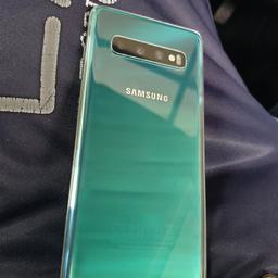 Up for sale is my Samsung galaxy s10 
128gb 
Prism Green 
Dual sim 
Unlocked to any network 
Mint condition with no damage
Only thing missing is the box but I will try and find it 
Comes with a rhyno shock proof case
Full receipt will be given 
Collection from nelson in Lancashire 
Can deliver for fuel cost 
Phone is mint and is half the price of brand new so no offers at £350