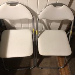 2 x folding chairs

Used condition 

Cash on collection
