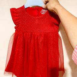 Beautiful Red dress 9-12 months