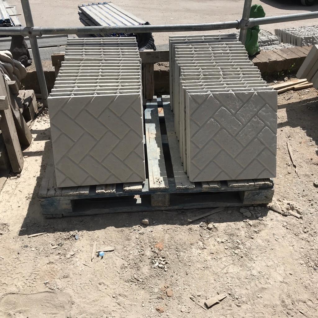 450x450mm brick style concrete paving slabs in S26 Rotherham for £3.60