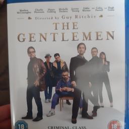 the gentlemen blu ray
watched once as new condition bought for £15
from smoke and pet free home 
collection oakworth