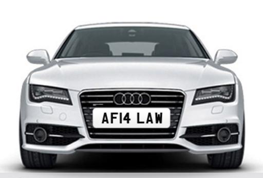 Vehicles West Midlands Birmingham - Photos for New -Private Plate: AF14 LAW (AFIA LAW)