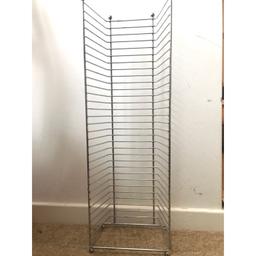 DVD RACK 30 2 FOR £5 on everything!! Games CDs Stylish Silver Metal