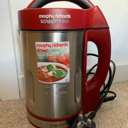 Morphy Richards Soup Maker
Brand new never used but missing original packaging/instructions and does have a few marks on stainless steel although these are not very noticeable.
Payment via PayPal.
Collection from Holborough Lakes, Snodland.