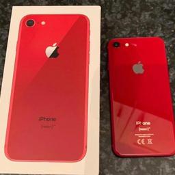 iPhone 8 RED edition 
No scratches or cracks looks like new
Comes with original box and charger
No delivery please