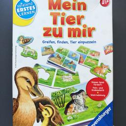 Ravensburger erstes Lernen Spiel - mein Tier zu mir
wurde gerne gespielt. alles vorhanden. Gebrauchsspuren.