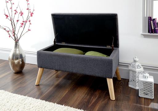 Buy & Sell Greater Manchester Bolton - Photos for New Charcoal Storage Ottoman