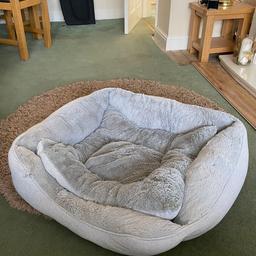 Grey dog beds - 2 available, can buy together or separately 

£10 for both 
£6 each