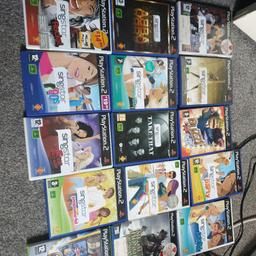 mix of ps2 games mainly singstar games not sure if some of them work hense the price think all the singstars work tho
