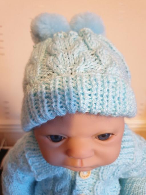 Buy & Sell West Midlands Solihull - Photos for 0/3m Baby cable dk Hat Order Colour