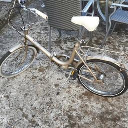 Folding Bike BSA looking for a new home
In full working order
Good condition 
A little rust and small dents on mudguards

Only collection please
W10
