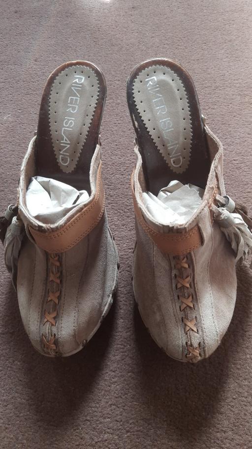 Buy & Sell West Midlands Walsall - Photos for Ladies river island suede slip on shoes.