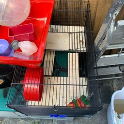 Selling hamster cage paid £25 selling for 15 in very good condition comes with all in pictures
