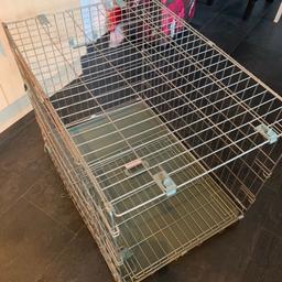 Selling dog cage got two one not in use puppy not little anymore so bigger one in use.