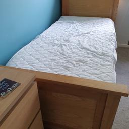 Wooden bed frame with a pull out guest bed.
Includes 2 mattresses.
Will need to dismantled.
Collection only.
1 mattress unavailable till the 10th when new bed arrives.