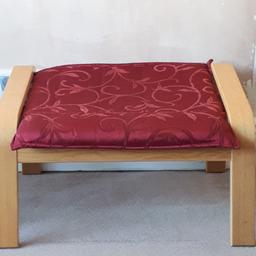 excellent condition Ikea foot stool.  Can purchase different colour cushions from Ikea