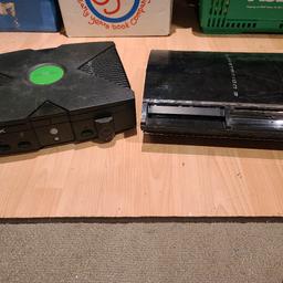 Selling as spares or repair
I have no history on these. 
taken from a used items shop clearance.

Xbox one In good condition.
PS3 seems a bit beaten up.
no controllers or wires. 
console only.