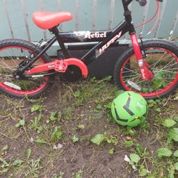 little bike for sale, bought from shpock for little lads 5th birthday but unfortunately it is too big for him, I'm open to swap for a smaller 16 inch bike or to sell. many thanks