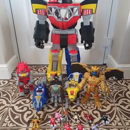 For Sale are these Imaginext Power Rangers toys. We are selling these as my boys just do not play with them anymore.