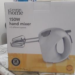 Brand new george home hand mixer. 5 different speeds.