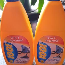 2x500 ml  1001  3 in 1 carpet shampoo..Both new bottles and not opened..