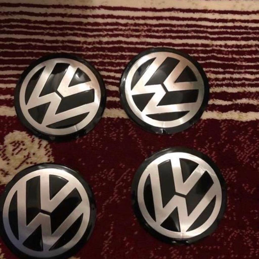 65mm VW METALL Aufkleber VOLKSWAGEN Felgen LOGO Radkappen Embleme
