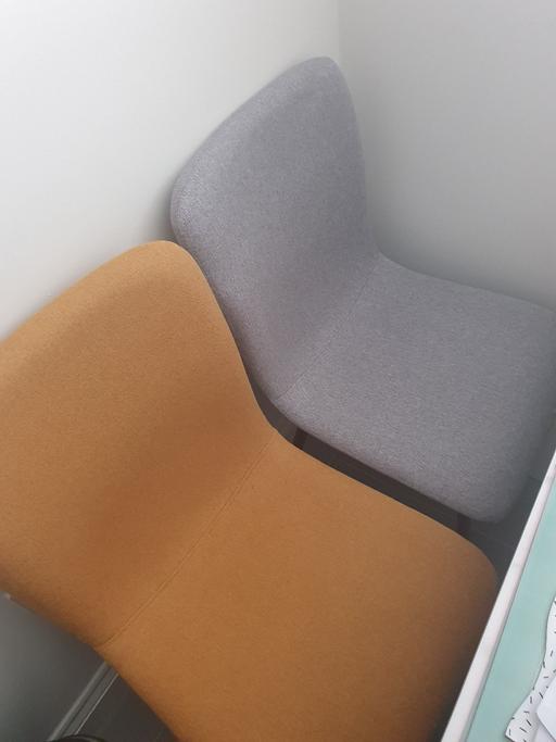 Buy & Sell West Midlands Wolverhampton - Photos for Dining Chairs - 2x Grey & 2x Mustard / Yellow