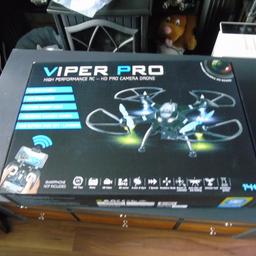 Introducing the Viper Pro; the ultimate drone flying experience. With the amazing headless mode and altitude hold functions, along with auto take off and land, flying the Viper couldn't be easier, making it perfect for beginners as well as keen flyers. What's more, you're getting two batteries included in this drone, now ensuring that you can take to the skies and perform amazing 360 degree flips for even longer. Even better, capture all of your amazing adventures via photo and film
