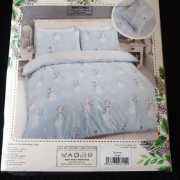 New and sealed

Single size christmas duvet cover and pillowcase