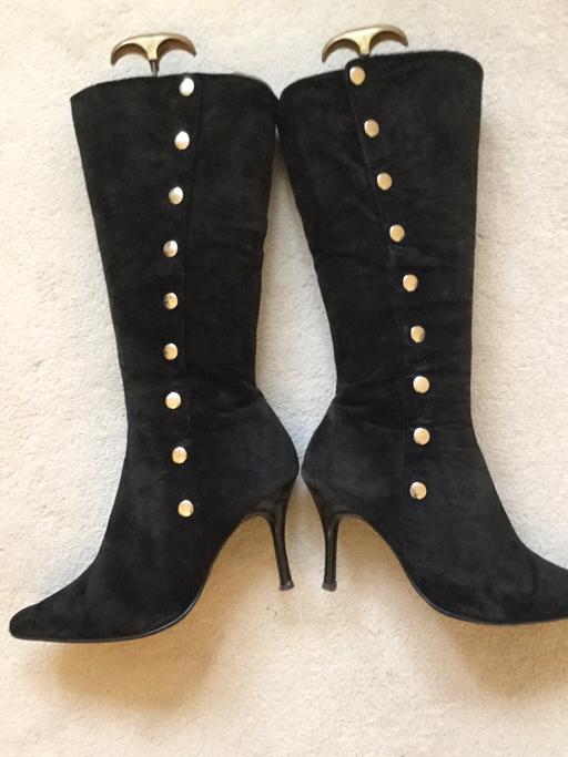 Buy & Sell Bracknell Forest Binfield - RG42 - Photos for Elegant black suede ladies boots size 6