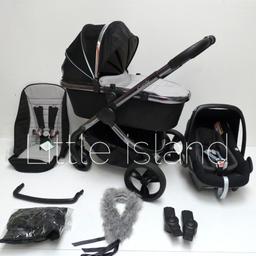 iCandy Peach Phantom/Beluga Grey Travel System
Pram is in great used condition, was professionally cleaned,checked and it's ready to use

Regards

Collection From M34 Manchester
FROM PET AND SMOKE FREE HOUSE

PUSHCHAIR:
* Frame
* Wheels
* Hood
* BRAND NEW WITH TAGS main seat fabrics with shoulder pads and crotch pad
* Bumper bar
* Shopping basket
* Car seat adapters
* Pram fur

CARRYCOT:
* Apron
* Mattress
* Linning
* Raincover

Maxi Cosi Pebble Plus Car Seat
* sun canopy
* newborn insert
* shoulder pads
* crotch pad
