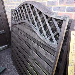 Used fence panels for collection from Hook Road in Epsom.