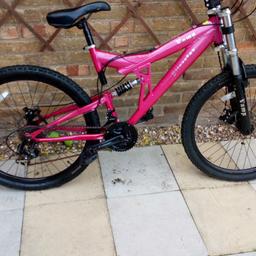 Lady's pink bike was £380 selling bargain £100 like new