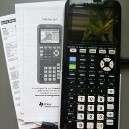 Kurz benutzter Taschenrechner Texas Instruments TI-84 Plus CE-T Grafikrechner. Ideal für zb HAK Matura. Inkl Anleitung.