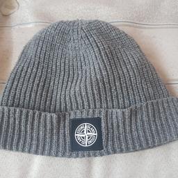 genuine adults stone island wooly hat, not be worn much so in really good condition, £60ono, buyer to collect from sheldon Birmingham  or can post but postage needs to be covered and payment via bank transfer