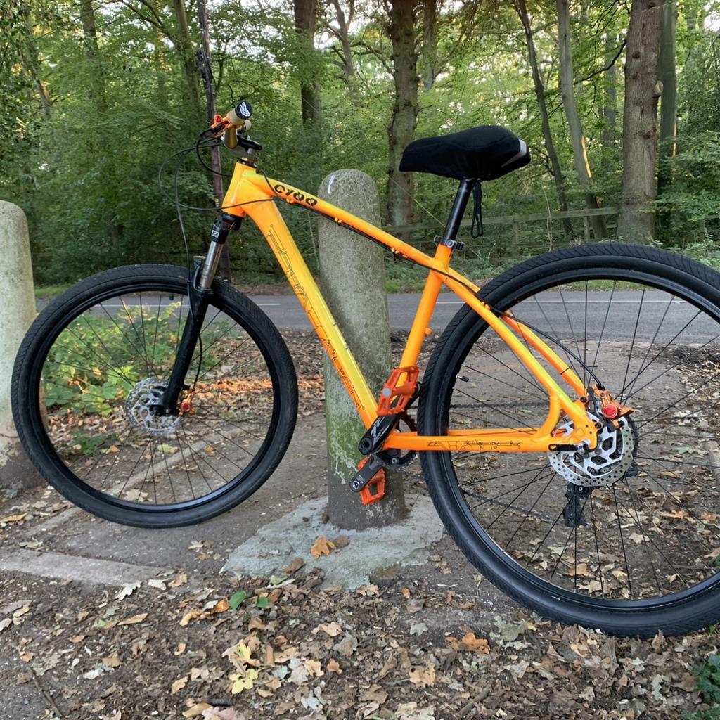 C100 cheap mtb orange