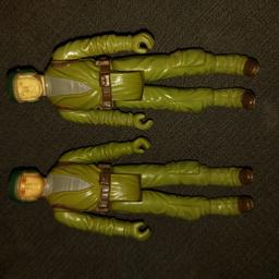 STAR WARS VINTAGE ORIGINAL REBEL COMMANDO FIGURES (KENNER)

REBEL COMMANDO (LEFT - MOULDED FACE) £10.00

REBEL COMMANDO (RIGHT - PAINTED FACE) £7.00

CAN POST FOR EXTRA OR COLLECTION FROM AL7