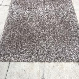 Dunelm mill large rug measures 120/170cm colour is described as natural mix it has been cleaned and in good condition collection from Castle Bromwich b360hs