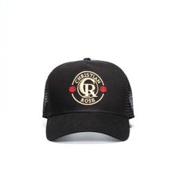 Christian Rose black trucker cap
Brand new

Badge Trucker 

Cotton & Mesh body 

Deep stitched embroidery 

Size: One size, Adjustable