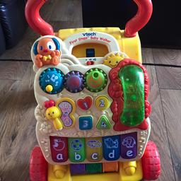 Baby Walker good condition working perfectly fine just needs new batteries. Just no longer in use.