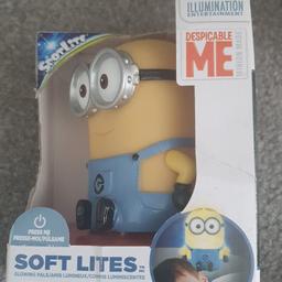 minion nightlight slightly Damaged Packaging can be seen in pic